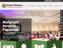 Tablet Screenshot of degosdisease.com